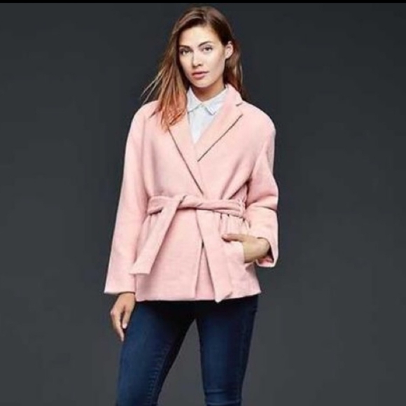 GAP Jackets & Blazers - Gap Wool Blend Belted Wrap Coat. Size M